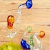 Hopah -tillbehör liten potten Luck skelettfilter grossistglas bongs oljebrännare glas vattenrör oljeriggar rökning, olja.