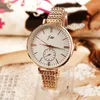 Wristwatches Fashion Women Steel Bracelet Watch Rose Gold Luxruy Dial Ladies Dress 2023 High Quality Clock Jw BrandWristwatches