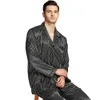 Slaapkleding voor heren Mens Silk Satin Pyjamas Pyjama Pajamas PJS Sleepwear Set Loungewear U.S.M L XL XXL 3XL 4XL 230311