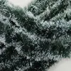 Decorações de Natal Decoração de árvore Tinsel Wreath Party Party Indoor Supplies Outdoor Garland Silver