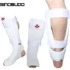 Équipement de protection Kyokushinkai Karate Leg Protection des pieds Kyokushin Shin Instep Guards Kick Boxing Taekwondo Shank Protectors 230311