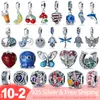 925 Silver Fit Pandora Charmos originais pingentes pingentes de braceletes