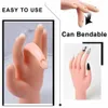 False Nails Hand Training Nail Manicure Practice Hand for Acrylic Nails Silicone Hands for Manicure Training Hands To Practice Acrylic Nails 230310