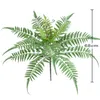 Decoratieve bloemen Palmplastic kunstmatige planten voor huisdecoratie groene tropische tuindecoratie nepbladeren gras planten bonsai