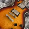 Guitare électrique personnalisée en couleur Sunburst Nouvelle arrivée Guitarra Eletrica Fingebroard en palissandre, matériel chromé, guitares d'expédition rapide, Chitarra de haute qualité