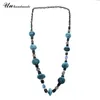 Kedjor 2023 Stylish Acrylic Harts Beads Chain Link Lång halsband för kvinnor