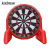 PVC Red opblaasbaar voetbal Dart Board Football Doel voor het schieten van sportspelapparatuur