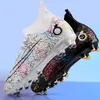 Dress Shoes R.xjian Football Shoes For Men Outdoor High-quality Breathable High-top Soccer Shoes Child Boy TFFG Football Sports Boots 230311