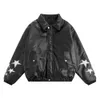 Women's Jackets Letter Appliques Doublesided Womens Winter Thick Fivepointed Star Casual Streetwear Loose Quilted Women 230310