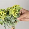 Dekorative Blumen Hand Krawatte Simulation Pflanze Ölgemälde Hortensie Halten Hause Hochzeit Dekoration Künstliche