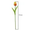 Fleurs décoratives 10 pièces beauté vraie touche Latex tulipes fleur artificielle Bouquet faux mariée décorer pour mariage