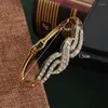 Bracelet Marocain Mode Or Couleur Bracelet Avec Cristal Arabe Femmes Poignet Bijoux Comme Cadeau De Mariage Pour Les Mariées