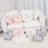 Cushion/Decorative Pillow 100% Cotton Love Heart Shape Cushion Embroidered Decorative Throw Pillow For Bedroom With Ruffles Soft Decorative Pillows 230311