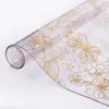 Nappe Kawaii Fleur Motif Oilproof Étanche Pvc Nappe En Plastique Clair Mat Doux Verre Cristal Conseils Sets De Table Textiles Décor