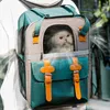 Transportadores de gatos Backpack Backpack Backpack Travel portátil respirável universal de grande capacidade