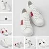 Luxury Footwear Brushed Leather Sneakers Shoes Contrasting-colored Side Stripe Men Casual Walking EU38-46