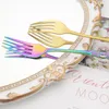 Dinnerware Sets 16pcs Silver Tableware Set Stainless Steel Cutlery Western Home Vintage Knives Fork Coffee Spoon Silverware