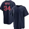 Trevor Story Jersey de béisbol Martínez Rafael Devers Xander Bogaerts 34 David Ortiz Chris Sale Ted Williams Bobby Dalbec Alex Verdugo Christian Vázquez