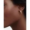 Charm Europe och America's Full Diamond Snake Shaped Earrings 925 Silver Gold-Plated Luxury Women's Fashion Brand Jewelry Gifts 230310