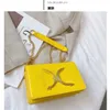 Famous fashion designer shoulder bag women's crossbody bag messenger bag weekender bag women cute tote bags yellow handbag