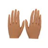 Nail Practice Display Silicone Practice Hand With Flexible Fingers 230310