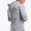 Sweats à capuche pour hommes 2023 Automne Hommes Gymnases Fitness Bodybuilding Sweat-shirt Poche zippée Sportswear Mâle Entraînement Veste À Capuche Vêtements