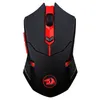 N Myszka Bezprzewodowa myszy i podkładka myszy MMO 6 Button Mouse 2400 DPI Red LED podświetlenie LED dla Windows PC Gamer