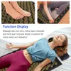 Back Massager Acupressure Yoga Mat Shiatsu Massage Pillow Set Kuznetsovs Applicator Foot Massager Cushion med nålar för ryggsmärta Lättar 230310