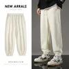 2023 Summer Men's Pants Lose Casual Sweatpants Cotton Blend DrainSting Straight Sports Casual Asian Size M-5XL 71UN#