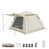 Tende e Ripari swolf Outdoor AutomaticTenda Completa 5~8 Persone Spiaggia Apertura Rapida Pieghevole Campeggio Doppio Rifugio Antipioggia Una Camera da Letto 230311