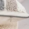 Kudde/dekorativ kudde marockansk boho loop sammet kudde grå beige piller lip hem dekoration dimond tufted för bäddsoffa stol kudde täckning 230311