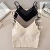 Women's T Shirts Camisole Vest U-shaped Backless Sexy All-match Sleeveless Top Women