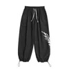 Herrbyxor Deeptown Loose Harem Men Black Green Sweatpants Streetwear Hip Hop Trousers Male Vintage Casual Oversize Fashion Spring 230311