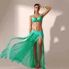 Kvinnors badkläder Hög midja Bikini Cover Up Beach Sundress Chiffon Wrap Maxi Long Split Open kjol Summer Bathing Strandkläder Y230311