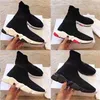 Triple S Knit Socks Shoes 2.0 Trainer High Race Runners Mens Women Designer Sneaker Black White Casual Tênis Sneakers 35-45 NVK8