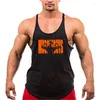 Men's Tank Tops Brand Gym Fashion Muscle Sleeveless Singlets Sports Workout Undershirt Clothing Top Men Bodybuilding Fitness Vest