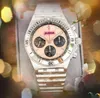 Relogio Masculino Popuar orologi da uomo al quarzo moda data automatica cronometro da polso completamente funzionale Bracciale orologio modello top di alta qualità