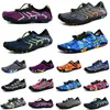 Scarpe da acqua arancione ciano maro bianche scarpe da trampolino scarpe da spiaggia paio di scarpe da ginnastica creek con suola morbida pelle grigia a piedi nudi snorkeling trampolieri fitness scarpe da ginnastica sportive da donna