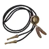 Anhänger Halsketten Vintage Bolo Krawatte Cowboy Krawatte Kostüm Schmuck Einzigartige Hemdkette Geschenk Halskette für PO Modenschau Hochzeit Abschlussball