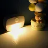 Luzes noturnas Sensor de movimento sem fio PIR LED Mini Lâmpada para cabine de cabine de cabine de cabine de camada do quarto do quarto de cozinha banheiro de cozinha