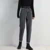 Jeans pour femmes Mom Jeans Femme Lâche Taille Haute Denim Pantalon Vintage BF Style Pantalon Droit Jeans Coton Lavé Sarouel Jeans 230311