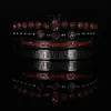 Bracelets de charme Luxurro Royal King Crown Men Bracelet Set Stacks