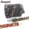 Bag delar Tillbehör Deepeel Women 38cm bred färgglad band Leopard Shoulder Crossbody Straps Kvinnlig nylon Justerbar S -bälte 230311