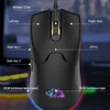 Mini mouse da gioco cablato USB M6 7200 DPI ottico 7 pulsanti Mouse mouse cablato USB RGB per PC Desktop Laptop Computer Gamer