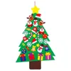 Noel dekorasyonları 31pcs/ set diy ağacı sihir keçe yaratıcı yapboz oyuncak festival partisi hediye çocuklar