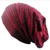 Fashion face mask neck gaiter Double color thousand layer pleated thermal jacket pile hip hop knitting wool hat