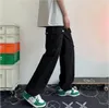 Men's Pants Japanese cityboy heavy cotton overalls wide leg pants European and American street high waist slim hiphop big mouth bag fashion 230311