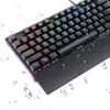 N K567 rvb rétro-éclairé 104 touches clavier mécanique repose-poignet commutateurs bleus clavier de jeu pour Gamer pour ordinateur portable Gamer