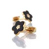 Boutons de manchette Boutons de manchette de chemise française de fleur d'or Boutons de manchette de bijoux pour hommes Marque Mode Lien Bouton de marié de mariage 923 D3 Dro Dh4Jn