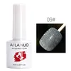 Gel per unghie 1pcs 8ml Smalto di colore blu Vernice UV Hybrid Soak Off Art Design Manicure Set Trucco estivo TSML1